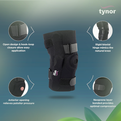 TYNOR KNEE WRAP HINGED (NEO)